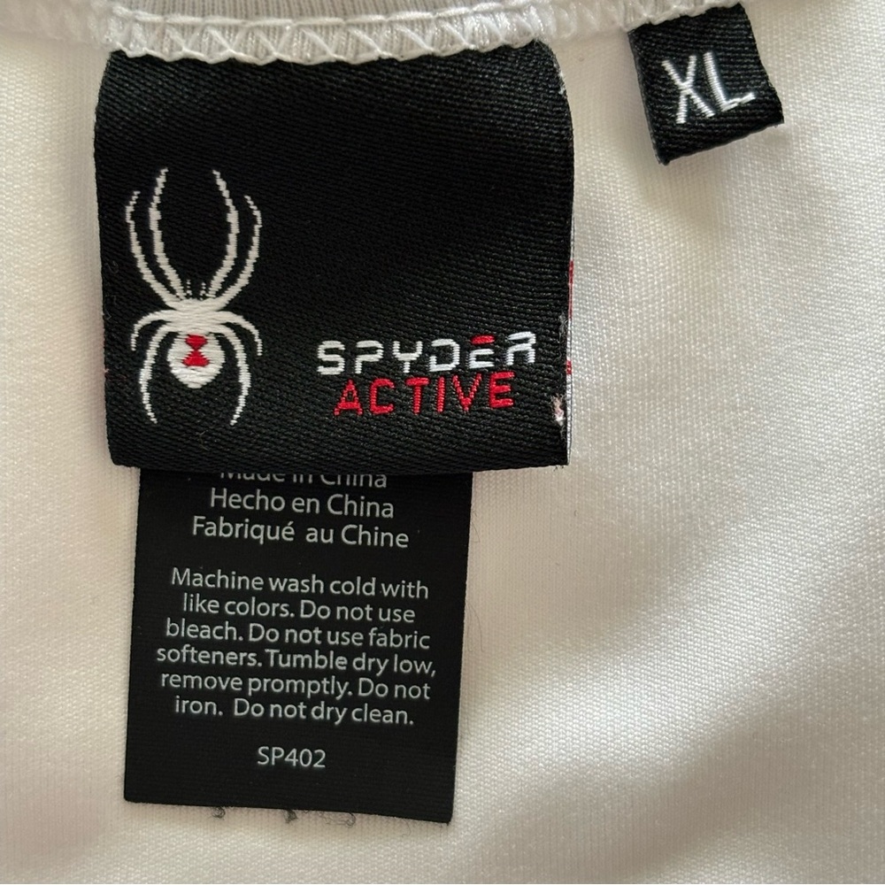 Spyder Active Pullover Racerback White Sports Bra--EUC--XL - Picture 7 of 9